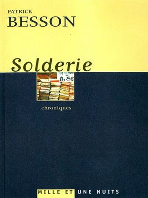 cover image of Solderie
